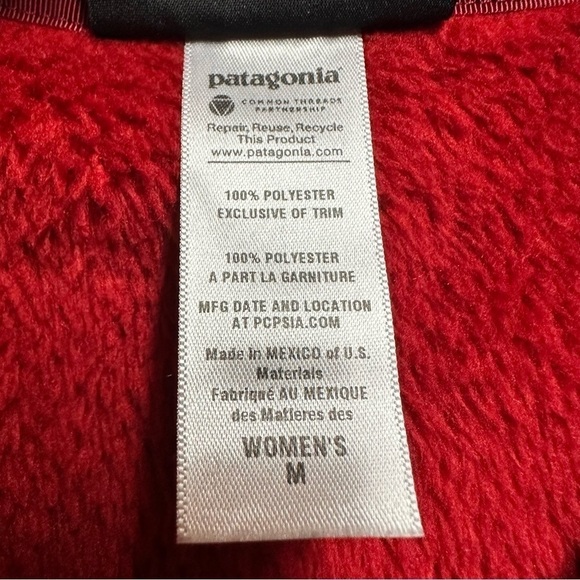 Patagonia Women’s Re Tool Snap T Pullover in Classic Red. Size M - Picture 8 of 8